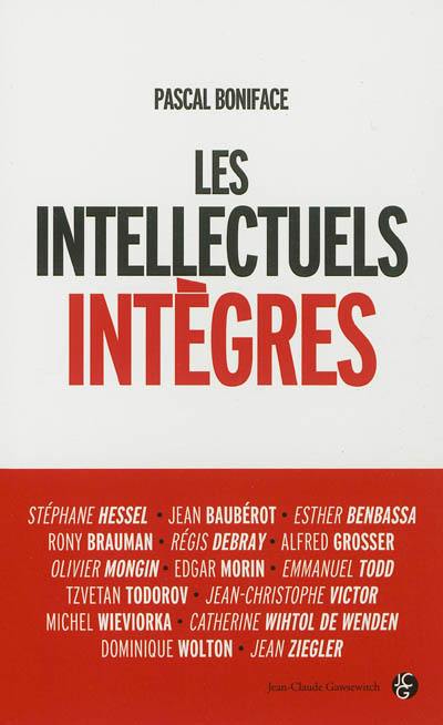 Les intellectuels intègres