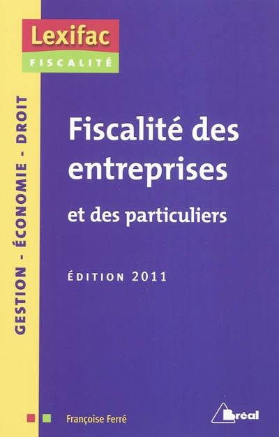 Fiscalité des entreprises et des particuliers