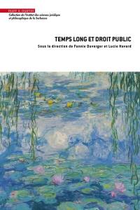 Temps long et droit public