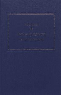 Les oeuvres complètes de Voltaire. Vol. 6C. Lettres sur les Anglais. Vol. 3. Lettre sur M. Locke