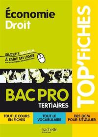 Economie, droit : bac pro tertiaires