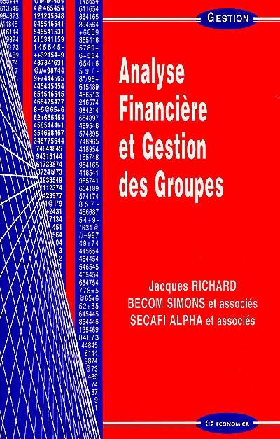 Analyse financière et gestion des groupes