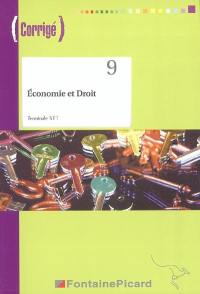 Economie et droit, Terminale STT : corrigé