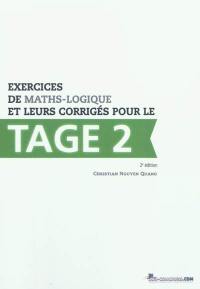 Exercices de maths-logique et leurs corrigés pour le Tage 2