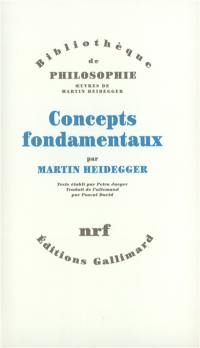 Concepts fondamentaux : cours 1923-1944