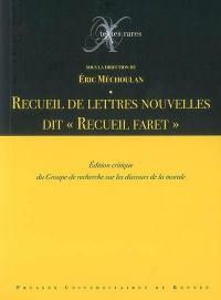 Recueil de lettres nouvelles, dit Recueil Faret