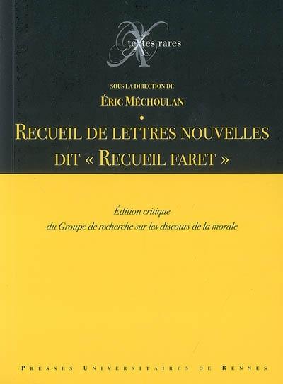 Recueil de lettres nouvelles, dit Recueil Faret