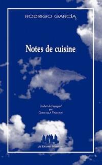 Notes de cuisine