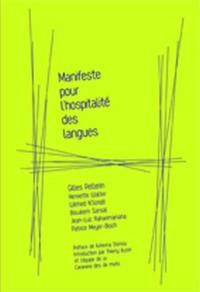 Manifeste pour l'hospitalité des langues