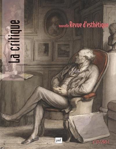 Nouvelle revue d'esthétique, n° 27. La critique