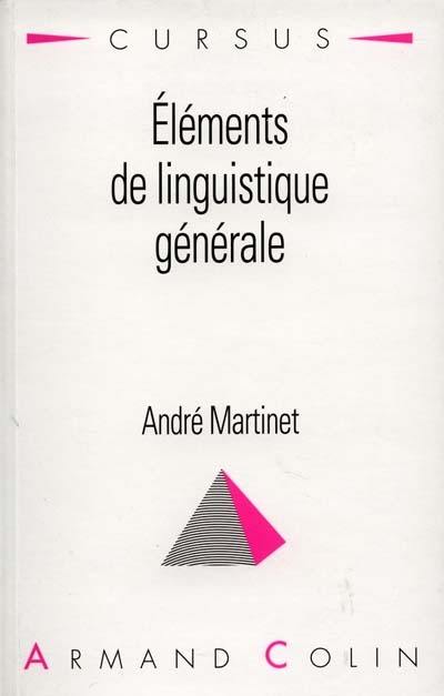 Eléments de linguistique générale