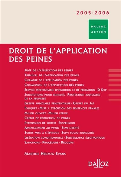 Droit de l'application des peines