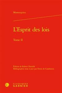 L'esprit des lois. Vol. 2. Livres XX-XXXI