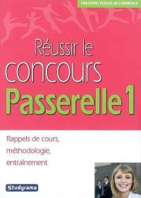 Réussir le concours Passerelle 1 : rappels de cours, méthodologie, entraînement