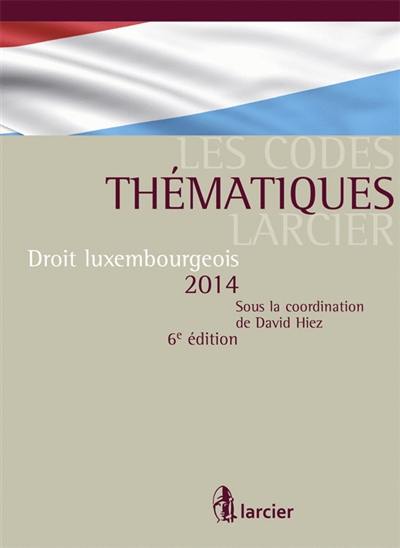 Droit luxembourgeois 2014