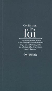 Confession de foi