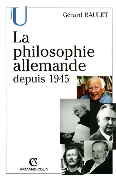 La philosophie allemande depuis 1945