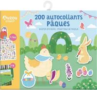 200 autocollants Pâques. 200 Easter stickers. 200 pegatinas de Pascua