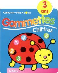 Gommettes chiffres : coccinelle