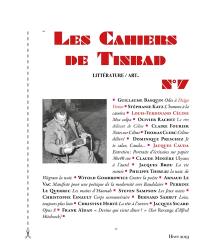 Les cahiers de Tinbad, n° 7