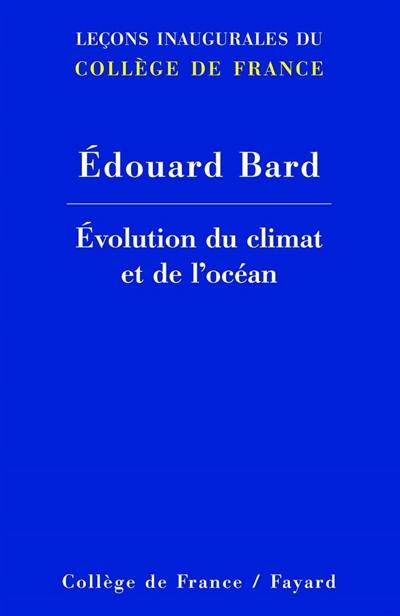 Evolution du climat et de l'océan