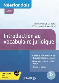 Introduction au vocabulaire juridique : néerlandais, A2-B1