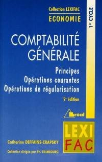 Comptabilité générale : principes, opérations courantes, opérations de régularisation