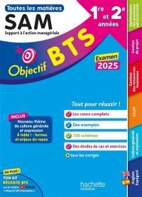 BTS SAM, support à l'action managériale, 1re et 2e années : toutes les matières : examen 2025