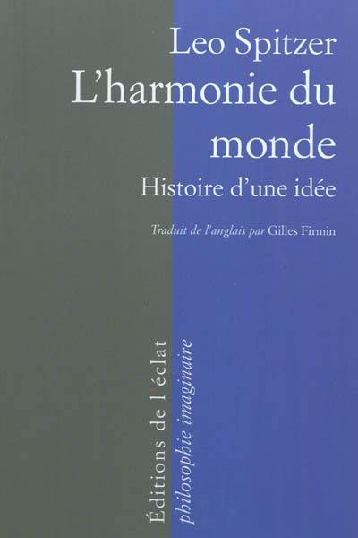 L'harmonie du monde : histoire d'une idée