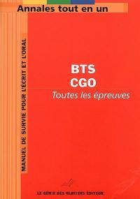 BTS comptabilité et gestion des organisations (CGO) : toutes les épreuves