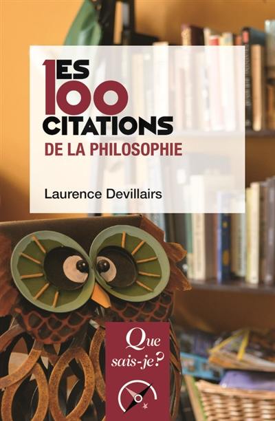 Les 100 citations de la philosophie