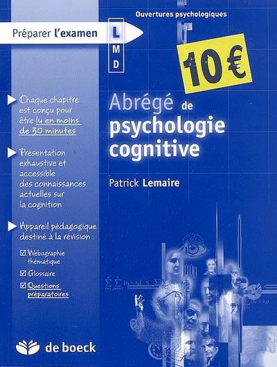 Abrégé de psychologie cognitive