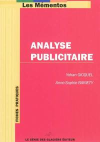 Analyse publicitaire : fiches pratiques