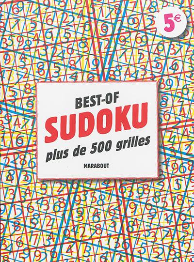 Best-of sudoku : plus de 500 grilles