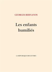 Les enfants humiliés : journal 1939-1940