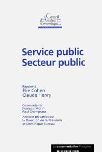 Service public, secteur public