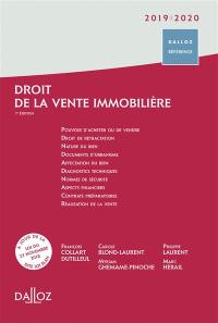 Droit de la vente immobilière : 2019-2020