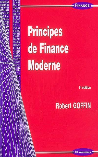 Principes de finance moderne