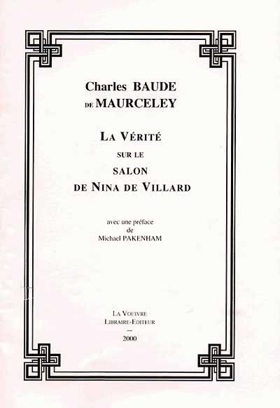 La vérité sur le salon de Nina de Villard