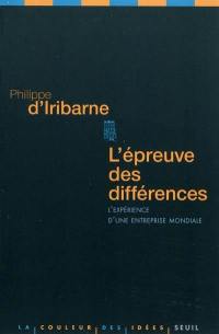 L'épreuve des différences : l'expérience d'une entreprise mondiale