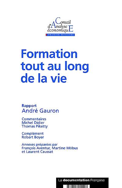 Formation tout au long de la vie