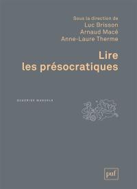 Lire les présocratiques