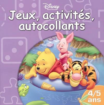 Jeux, activités, autocollants 4-5 ans : Winnie l'ourson