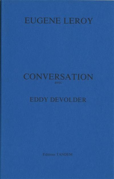 Conversation avec Eddy Devolder