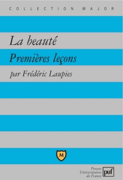 La beauté : premières leçons