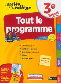 Tout le programme, 3e, brevet