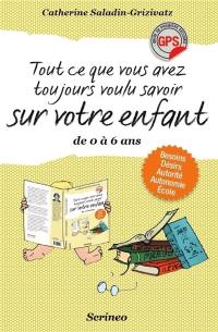 Tout ce que vous avez toujours voulu savoir sur votre enfant de 0 à 6 ans