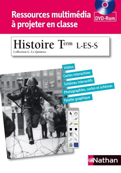 Histoire, terminales : CD-ROM de ressources multimédia à projeter en classe (2008)