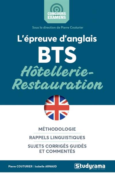 L'épreuve d'anglais BTS hôtellerie-restauration