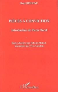 Pièces à conviction